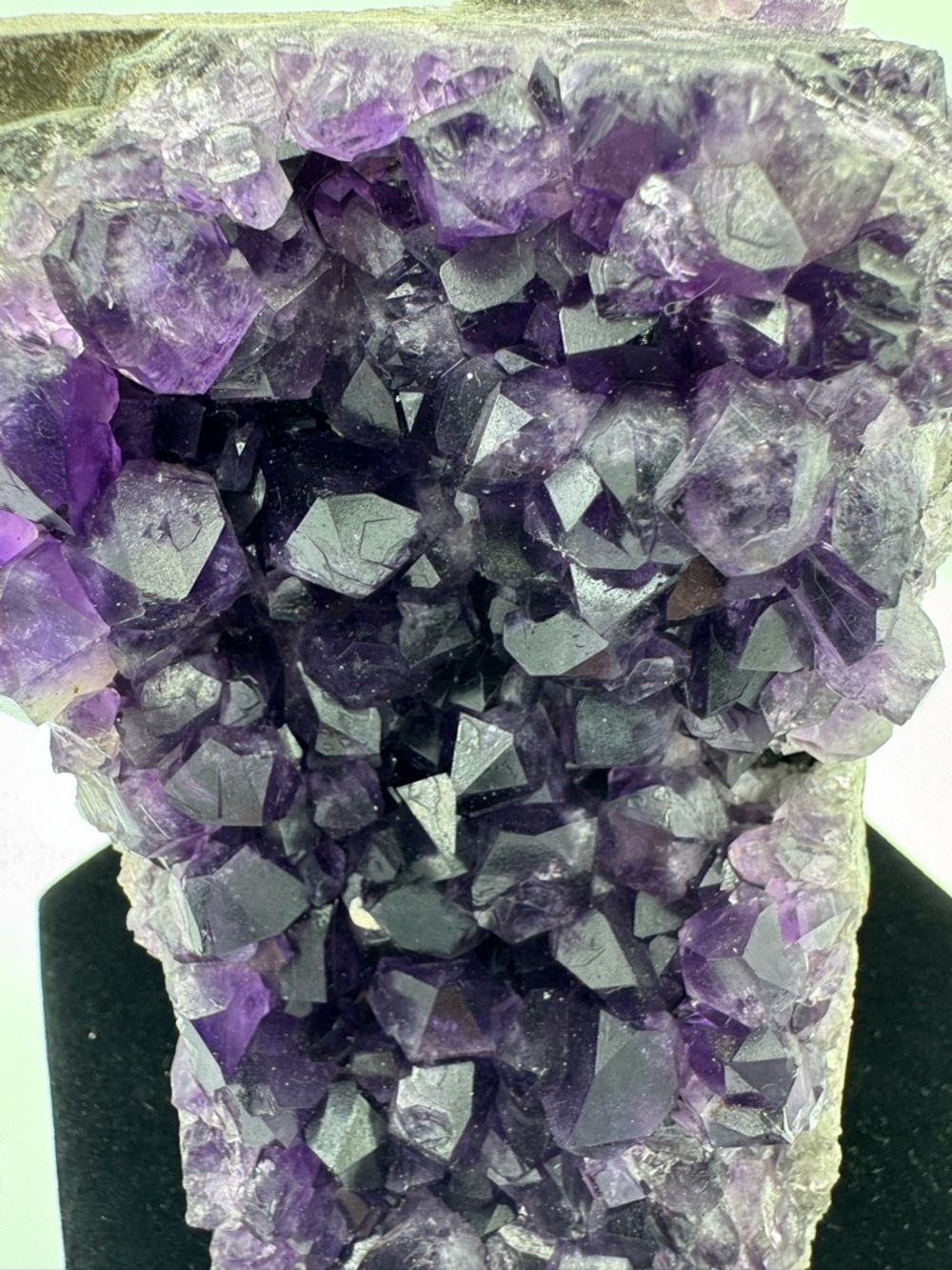 Natural Amethyst Crystal Geode Cluster - Deep Purple (Brazil) - Picture 2 of 6